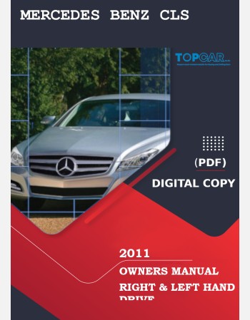 mercedes benz cls 2011 owners manual rhd& lhd